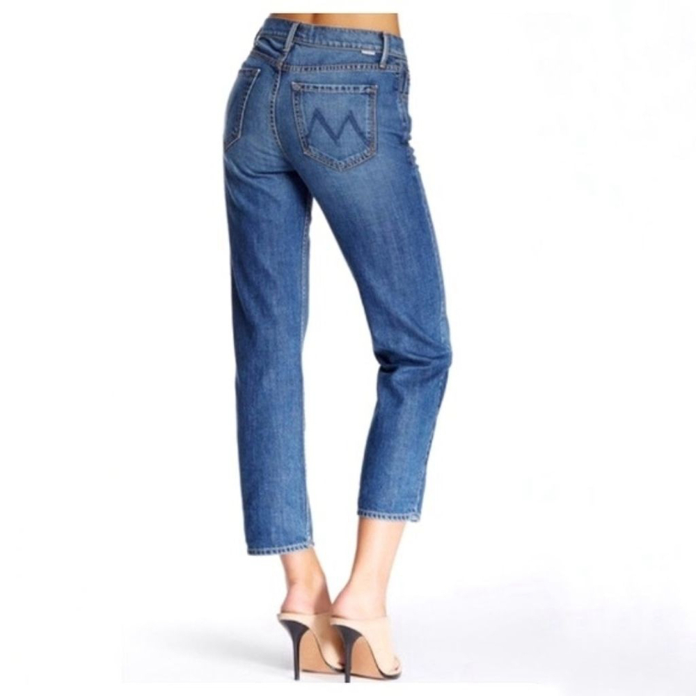 Mother The Dearest cropped boyfriend jeans Still Behind the Hustle women's sz 28
